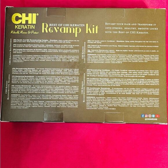 NIB CHI Best of CHI Keratin Revamp Kit 4 Piece -12 Oz - Picture 4 of 7